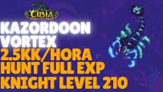 TIBIA - GUIA DE EK HUNT SOLO VORTEX KAZORDOON GT KAZZ  16KKH XP HUNT ALTERNATIVA LEVEL 200+