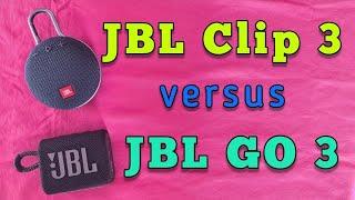 JBL GO 3 VS CLIP 3  which bluetooth speaker is louder  sound test