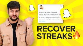 How to Recover Snapchat Streak Without Paying  Lost Snapchat Streak Restore 2023