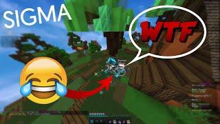 Bhopping around players until they lose their mind Hypixel hacking w Sigma 5.0
