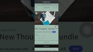 New Thoughts - How to Order