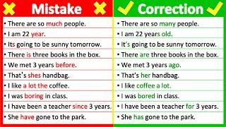 20 MOST COMMON GRAMMAR MISTAKES     Mistakes & correction 