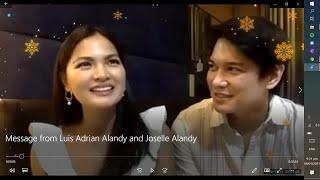 Message from Luis Adrian Alandy and Joselle Alandy for #WSPHBrides