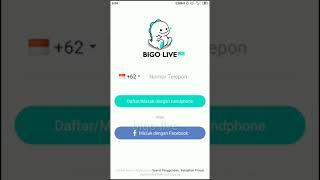 Tutorial Login Bigo Live Hot Lite  Terbaru 2021 Dengan Facebook  Pagi² Sudah Dikasih Belahan Duren.