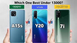 Oppo A15s vs Vivo Y20 vs Realme 7i