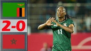 Zambia vs Morocco Highlights  Olympic Womens Football Qualifiers 2nd Leg  4.9.2024