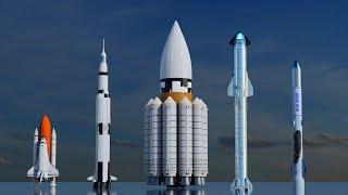 Boeings 4 Million lbs Payload Rocket LMLV Large Multipurpose Launch Vehicle Concept