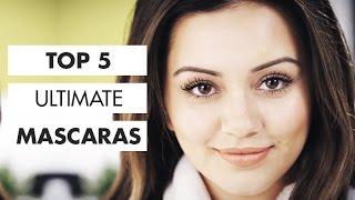 Top 5 Ultimate Mascaras  Kaushal Beauty Leyla Rose sunbeamsjess Roxxsaurus Compilation