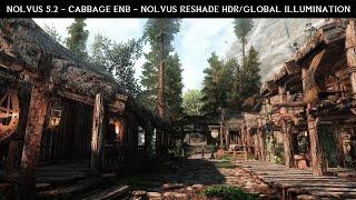 SKYRIM AE 2023 - NOLVUS 5.2 - CABBAGE ENB - NOLVUS RESHADE HDRRAY TRACINGCOMPLEX PARALLAX