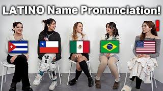 LATIN AMERICAN Names Pronunciation Differences