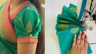 New Model Blouse Sleeves Design Cutting and stitching  Baju Ki Design  Astin Ki Design