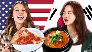 Americans & Koreans Swap School Lunches