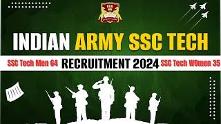 Indian Army SSC Tech Notification 2024 Complete Details and Application Guide Men & Women