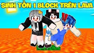 SAMMY VÀ PHONG CẬN THỬ THÁCH 24H SINH TỒN 1 BLOCK TRÊN LAVA TRONG LÀNG HERO TEAM MINECRAFT