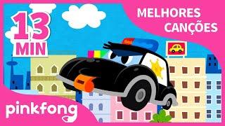 Carro de Polícia e mais músicas infantis  + Compilação  Pinkfong Canções para crianças