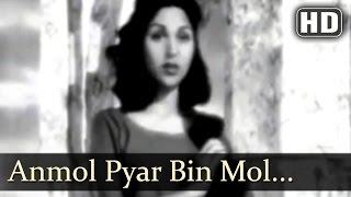 Anmol Pyar Bin Mol Bikhe - Badal 1951 Song - Madhubala - Poornima - Prem Nath - Lata Mangeshkar -