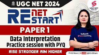 UGC NET 2024  UGC NET Paper 1 Preparation  Data Interpretation Practice with PYQ  Priti Mam