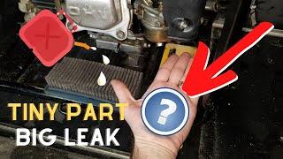 This TINY Part Can Cause Your Generator to Leak Gas from the Air Filter How to Fix