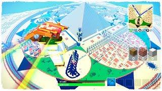 THE NEW FORTNITE BATTLE ROYALE MAP IN MINECRAFT THE DESERT AND THE PYRAMIDS OF EGYPT