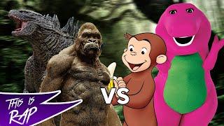 Godzilla y Kong vs Jorge y Barney. Batalla de Rap ║ This is Brayan