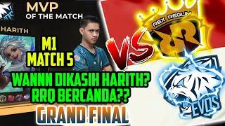 EVOS WANNN DIKASIH HARITH RRQ BERCANDA?? RRQ DIACAK2 MATCH 5 M1 WORLD CHAMPIONSHIP -Mobile Legends