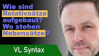 Relativsätze  und Feldermodell  Syntax 9