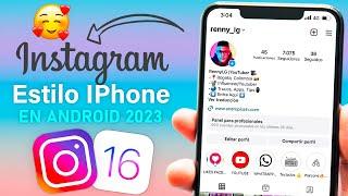  Nuevo INSTAGRAM Estilo iPHONE 2023 Ultima Version