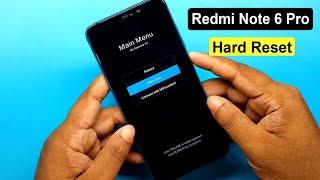 Redmi Note 6 Pro Hard Reset  Redmi Note 6 Pro M1806E7TI Factory Reset & Pattern Unlock Easy Trick 