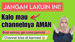 CHANNEL DI BANNED karena ini - Penyebab akun youtube di Banned