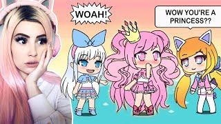 EVERYONE HATED HER UNTIL THEY FOUND OUT SHE WAS A PRINCESS... GACHA LIFE ROLEPLAY REACTION