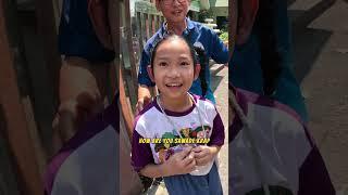 Thailands Cutest Little Girl Enjoys Free Ice Cream  #viral