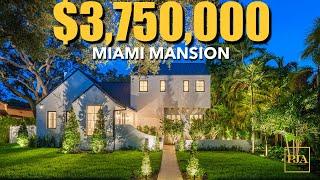 Tour a $3.75 MILLION DOLLAR MIAMI MANSION  Luxury Home Tour  Peter J Ancona