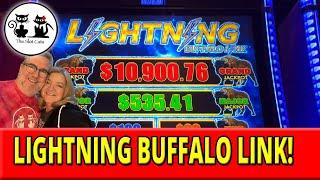 PROGRESIF UNTUK MENANG KAMI BERMAIN LIGHTNING BUFFALO LINK #winonslots #lasvegasslots