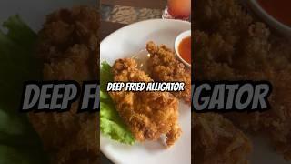 Deep Fried Alligator  in Cambodia #cambodia #shorts