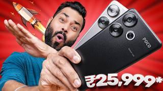 POCO F6 Indian Retail Unit Unboxing & Quick Review  Flagship Killer Of 2024 @ Rs.25999*