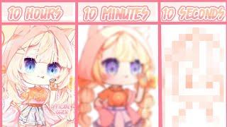 Editing Gacha in 10 hours 10 minutes & 10 seconds  Gacha LifeGacha Club Challenge