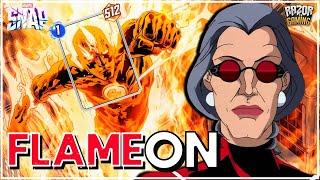 ANTORCHA HUMANA +500 DE PODER CON MADAME WEB BOUNCE ️️ MARVEL SNAP