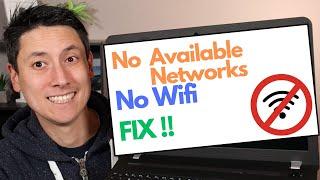 How To Fix No Wifi - Cant Connect to Internet - Cant Find Wifi Fix