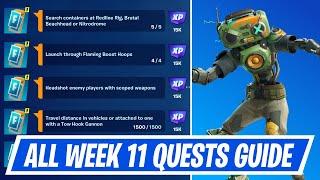 Fortnite Complete Week 11 Quests - How to EASILY Complete Week 11 Challenges in Chapter 5 Season 3