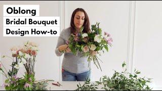 How-To Design an Oblong Organic Bridal Bouquet - The Social Rose Designer Series - Episode 6