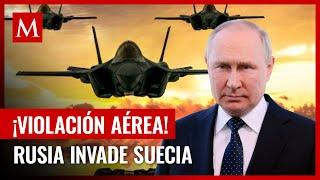 Suecia repele violación de espacio aéreo por avión ruso