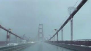 Listen High winds cause whistling on Golden Gate Bridge