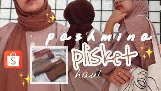 HAUL PASHMINA PLISKET MURAH BERKUALITAS DI SHOPEE