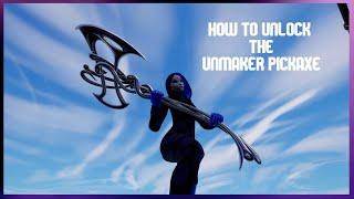 How to unlock the free unmaker pickaxe in Fortnite
