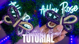 *NEW TREND* 3D BUTTERFLY BRAID TUTORIAL *EASIEST METHOD* NO SEWING