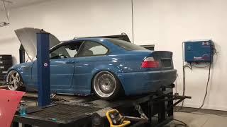 1JZ swapped E46 BMW M3 dyno pull