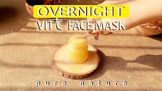 OVERNIGHT Vitamin - C Face Mask for clear glowing skin - Overnight ALOE VERA Face Mask.