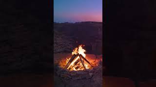 Hard to beat a campfire with a great view. #campfire #camping #nature #relaxation #relax #fire #utah