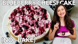 Easy No Bake Blueberry Cheesecake Recipe - Perfect Summer Dessert