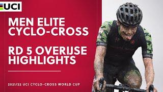 Round 5 - Men Elite Highlights  202122 UCI CX World Cup - Overijse